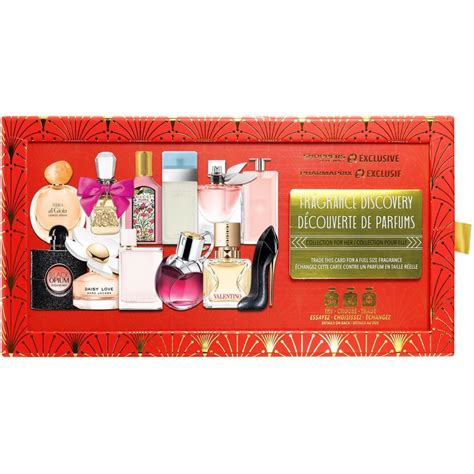 perfume gift sets shoppers|shoppers drug mart discovery set.